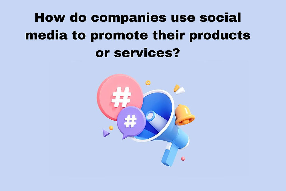 How do agencies use social media to promote their products or services?