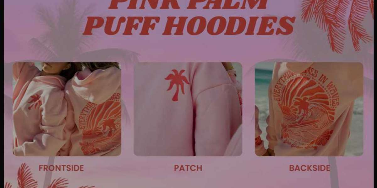 Stay Cozy and Stylish: Discover the Pink Palm Hoodie